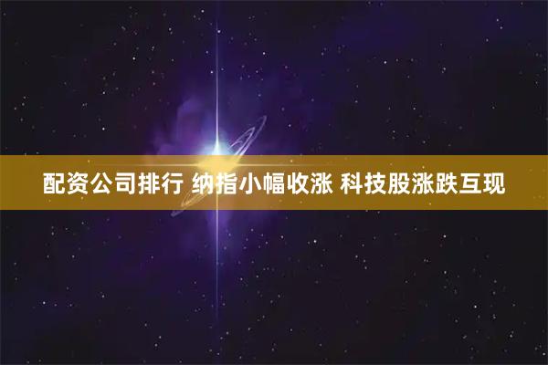 配资公司排行 纳指小幅收涨 科技股涨跌互现