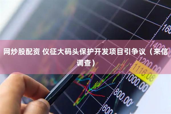 网炒股配资 仪征大码头保护开发项目引争议（来信调查）